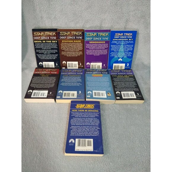 Star Trek Deep Space Nine Paperback Novels Lot of 8 - Picture 2 of 7